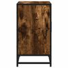 vidaXL Bathroom Sink Cabinet Smoked Oak Engineered Wood, Metal Medium