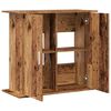 vidaXL Aquarium Stand Old wood Engineered wood 31.9 x 14.2 x 28.7 in