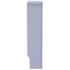 vidaXL MDF Radiator Cover Gray 30.7"