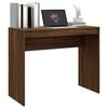vidaXL Desk Brown oak Engineered wood Small Modern Desk Rectangular