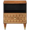 vidaXL Bedside Cabinet Set of 2 Honey Brown