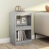 vidaXL Book Cabinet Grey sonoma Engineered wood Medium Book Cabinet