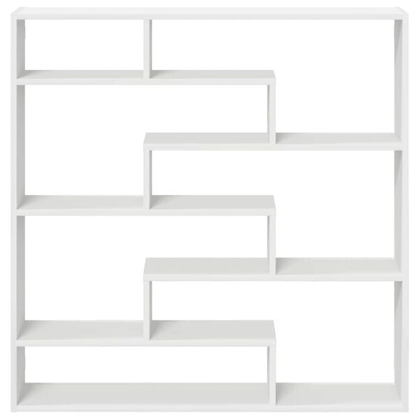 vidaXL Wall Cube Shelf White Engineered wood Large Wall Cube Shelf