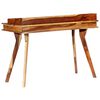vidaXL Writing Desk Brown Solid Acacia Wood Medium Writing Desk