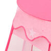 vidaXL Play Tent Pink Polyester, Steel, Polyethylene