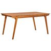 vidaXL Garden Table Brown Solid Acacia wood 59.1 x 35.4 in Durable