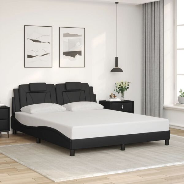 vidaXL Bed Frame Black