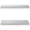 vidaXL Wall Shelf Silver Stainless Steel 19.7 in Durable Wall Shelf