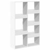 vidaXL Bookcase White Engineered wood 39.4x13.0x61.2 in Bookcase