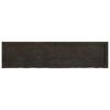 vidaXL Bathroom Countertop Dark Brown 63.0 x 15.7 x (0.8-1.6) " Treated Solid Wood