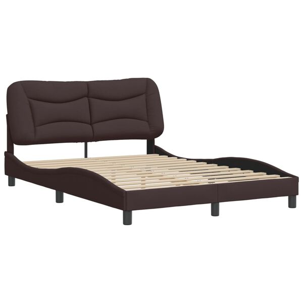 vidaXL Bed Frame Dark Brown