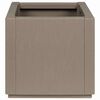 vidaXL Garden Planter Gray 36 x 36 x 35 cm Polypropylene