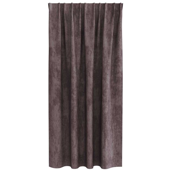 vidaXL Velvet Curtains 2 pcs Brown 68.90 x 55.12 in Velvet