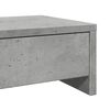 vidaXL Monitor Stand with Drawers Concrete Grey 19.7x10.6x5.9" Engineered Wood
