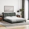 vidaXL Bed Frame Dark Grey