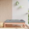 vidaXL Garden Footstool Natural Wood Solid Douglas Wood 47.2 x 33.1 in