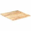vidaXL Table Top Natural Wood Solid mango wood 27.6 x 27.6 in