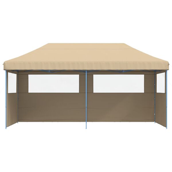 vidaXL Party Tent Beige, Blue