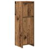 vidaXL Bathroom Furniture Set Old Wood Engineered Wood, Glass Standard