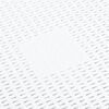 vidaXL Outdoor Table White Polypropylene Medium Outdoor Table Square