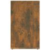 vidaXL Shoe Cabinet Set of 2 Smoked oak Engineered wood