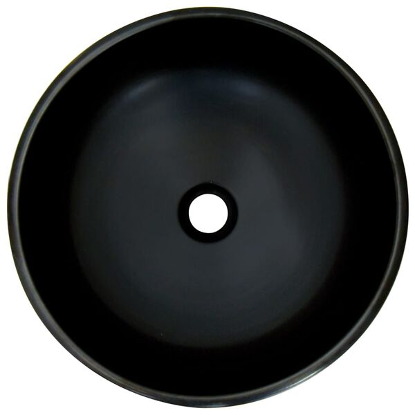vidaXL Countertop Basin Multicolour Round Φ16.1x5.5" Ceramic