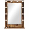 vidaXL Vanity Mirror with Mirror Artisan Oak 27.56 x 19.69 x 7.09 in
