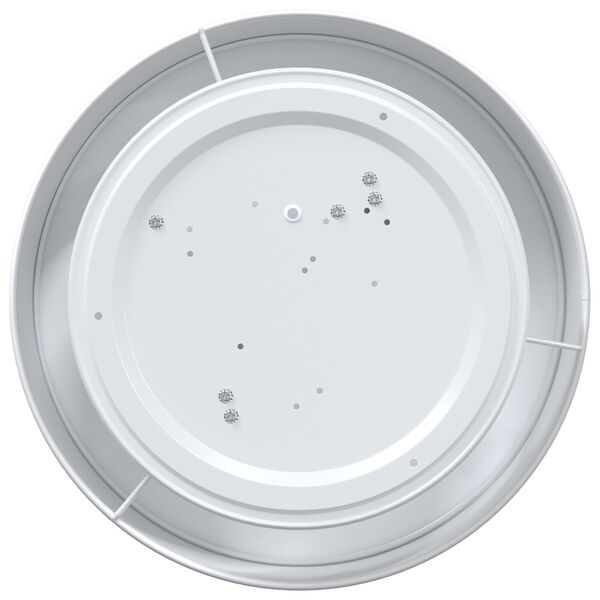 vidaXL Ceiling Lamp White 38 x 13.5 cm fabric