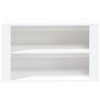 vidaXL Shoe Rack White Engineered Wood Standard Shoe Rack Rectangular