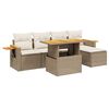 vidaXL Garden Sofa Set Beige