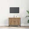 vidaXL TV Cabinet Artisan Oak 23.62 x 13.78 x 17.72 in Engineered Wood