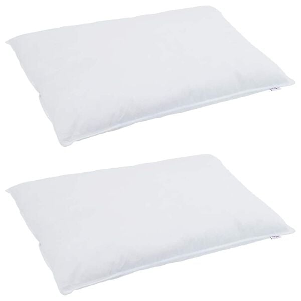 vidaXL Duvet Set with Pillow 3 pcs White Down Feather