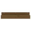vidaXL Wall Shelf Honey brown Solid pine wood 19.7x4.7x3.5 in