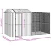 vidaXL Bird Cage Anthracite 418 x 210 x 247 cm Galvanized steel