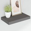 vidaXL Wall Shelf High gloss grey Honeycomb MDF Small Wall Shelf