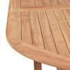 vidaXL Dining Table Teak Solid Teak Wood 70.9 in x 35.4 in x 29.5 in