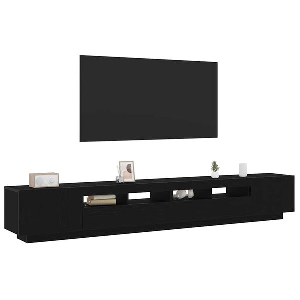 vidaXL TV Cabinet Set 3 pcs Black 102.36 x 13.78 x 15.75 in