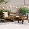 vidaXL Garden Lounge Set Honey brown Solid pinewood Standard Modular