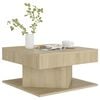 vidaXL Coffee Table Sonoma oak Engineered wood Small Simple