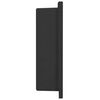 vidaXL Shower Niche Matt Black 16.1"x14.2"x3.9"