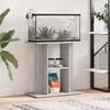vidaXL Aquarium Stand Grey sonoma Engineered wood 23.6 x 11.8 x 23.6 in
