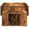 vidaXL Coffee Table Old wood Engineered wood Large Storage