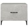 vidaXL Coffee Table Concrete Grey Engineered Wood, Metal