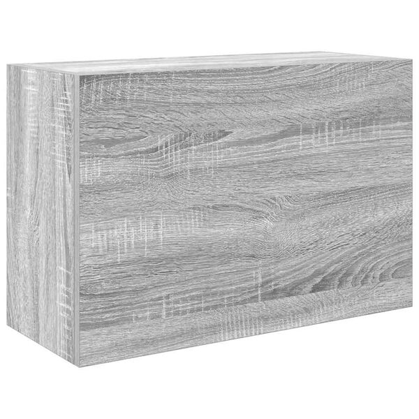 vidaXL Bathroom Wall Cabinet Grey Sonoma Engineered Wood Medium