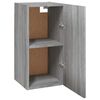 vidaXL TV Cabinet Grey Sonoma Engineered Wood Compact TV Cabinet