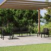 vidaXL Garden Lounge Set Anthracite Aluminum, Polyester Standard Modular