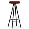 vidaXL Bar Set Brown and Black Solid reclaimed wood and steel Industrial