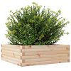 vidaXL Garden Planter Natural Wood Solid Pine Wood Medium Garden Planter