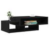 vidaXL Coffee Table Black Oak 41.3x21.7x12.6" Engineered Wood