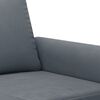 vidaXL Sofa Set Dark Grey Velvet (100% polyester), metal, textilene, plywood